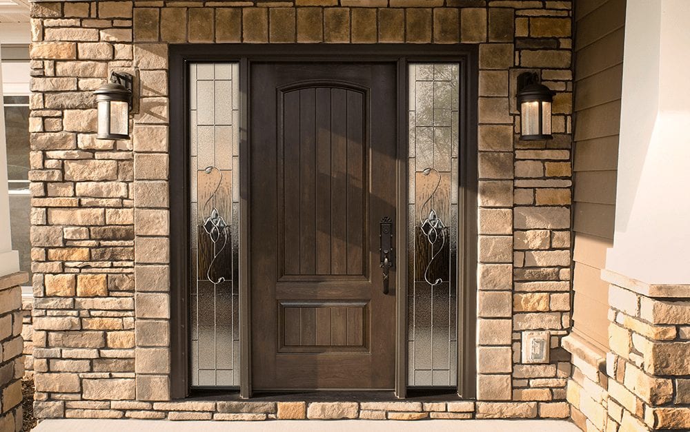 Decorative door glass